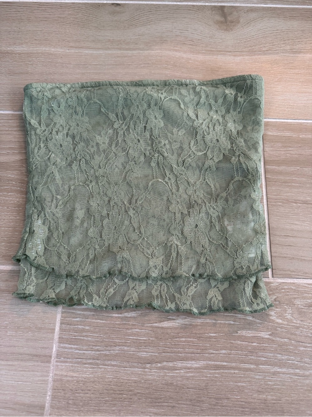 Edikted Olive Lace Tube Top